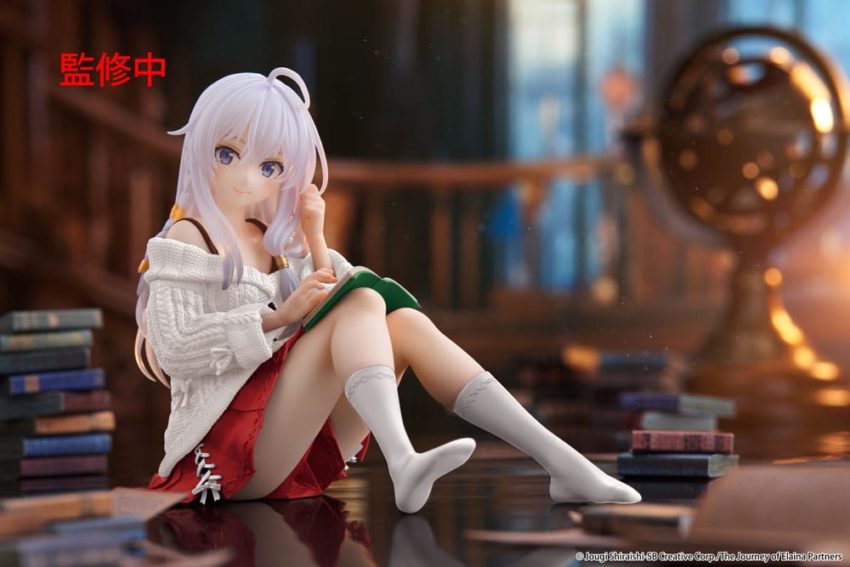 Wandering Witch: The Journey of Elaina PVC Statue Desktop Cute Figure Elaina Casual Clothes Ver. Renewal 13 cm by Taito Prize - Wandering Witch