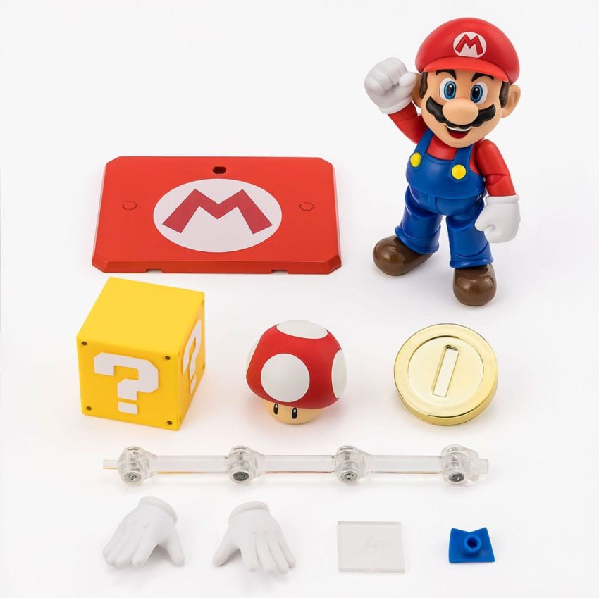 Super Mario S.H. Figuarts Action Figure Super Mario 10 cm by Bandai Tamashii Nations - Super Mario