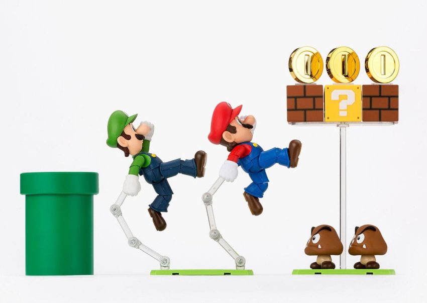 S.H.Figuarts Action Figure Accessory Super Mario by Bandai Tamashii Nations - Super Mario