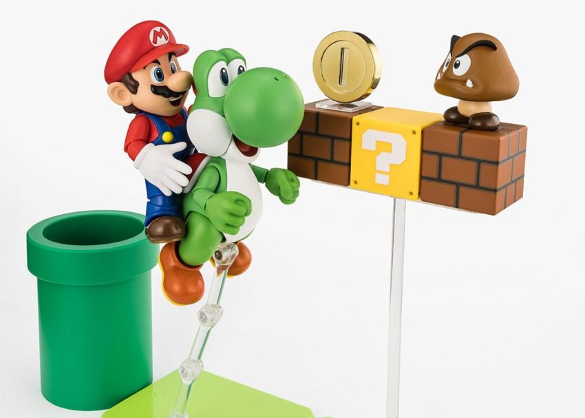 S.H.Figuarts Action Figure Accessory Super Mario by Bandai Tamashii Nations - Super Mario