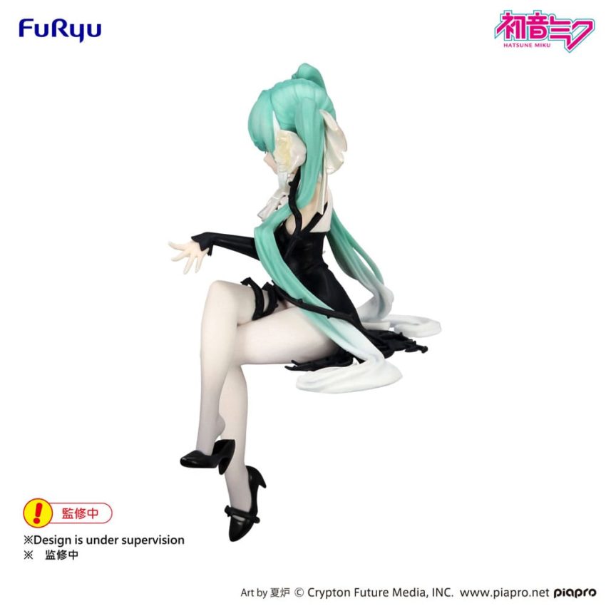 Hatsune Miku Noodle Stopper PVC Statue Flower Fairy White Rose 14 cm by Furyu - Hatsune Miku