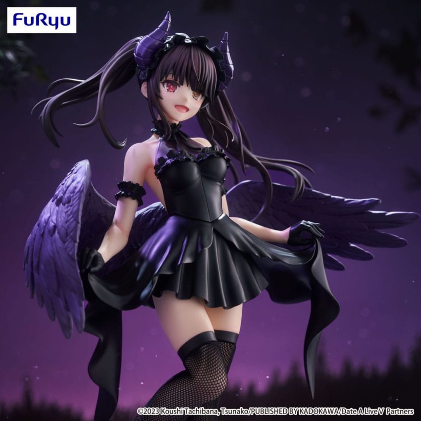Date A Live V BiCute Dark PVC Statue Kurumi Tokisaki 23 cm by Furyu - Date A Live