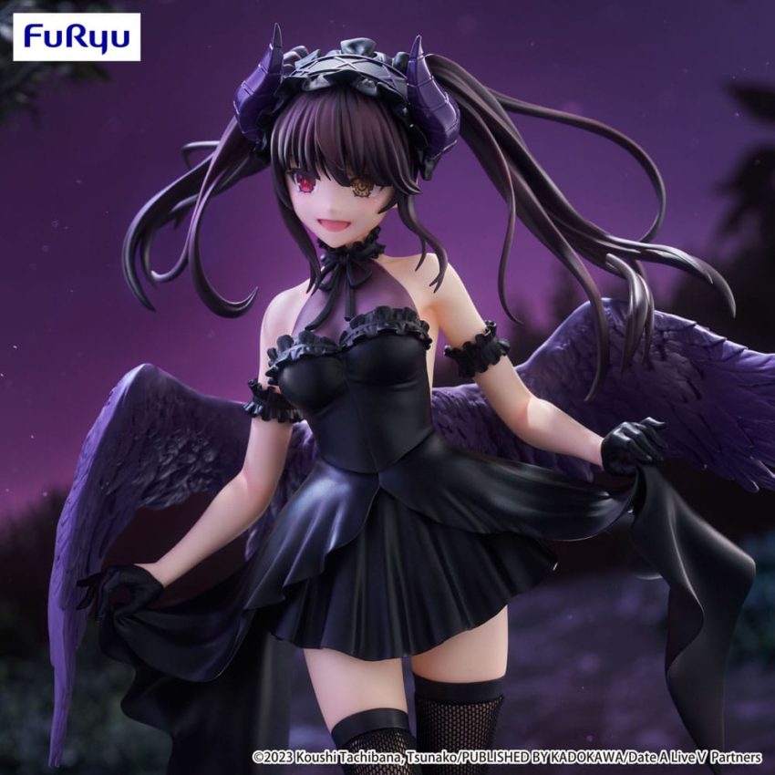 Date A Live V BiCute Dark PVC Statue Kurumi Tokisaki 23 cm by Furyu - Date A Live