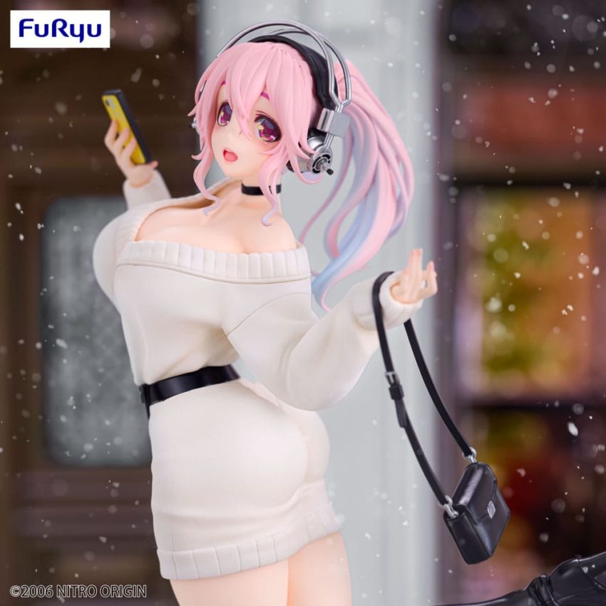 Super Sonico Trio-Try-iT PVC Statue Winter Memory Ver. 21 cm by Furyu - Super Sonico