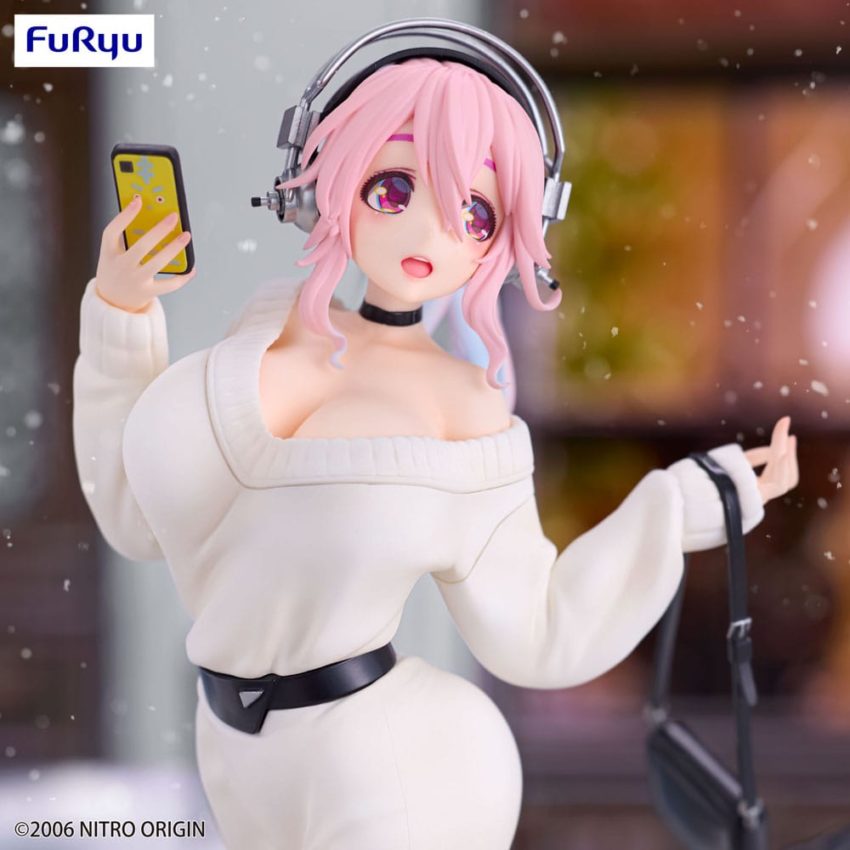 Super Sonico Trio-Try-iT PVC Statue Winter Memory Ver. 21 cm by Furyu - Super Sonico