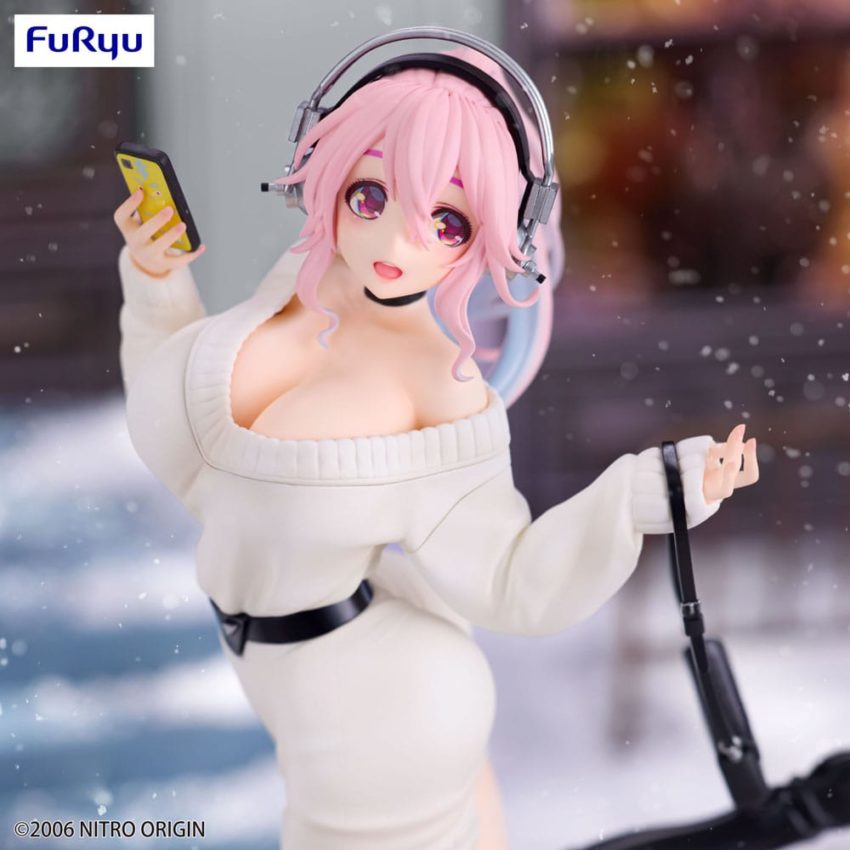 Super Sonico Trio-Try-iT PVC Statue Winter Memory Ver. 21 cm by Furyu - Super Sonico