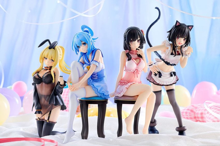 Konosuba God's blessing on this wonderful world! PVC Statue Megumin: Light Novel Catgirl Maid Ver. 16 cm by Kadokawa - KonoSuba