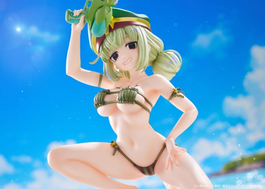 Gushing over Magical Girls Statue 1/6 Leoparde Swimsuit Ver. 22 cm by Kadokawa - Gushing Over Magical Girls