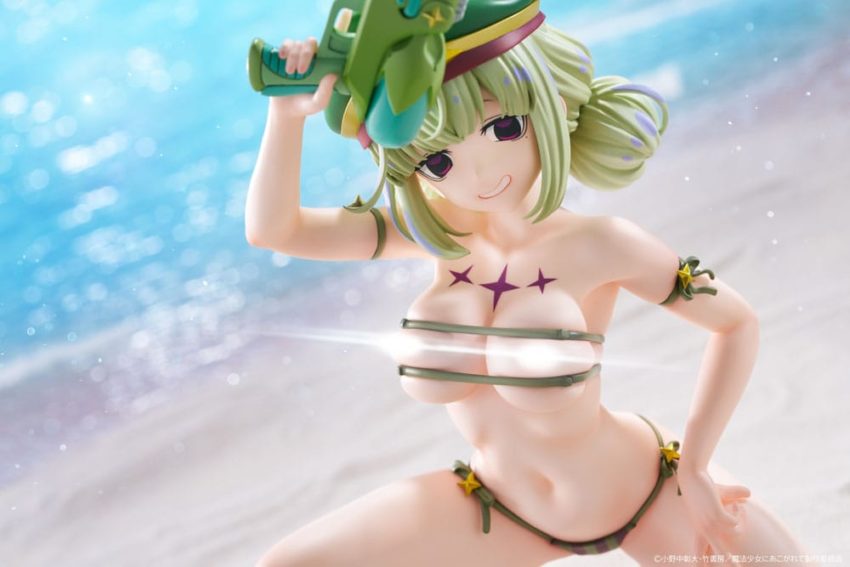 Gushing over Magical Girls Statue 1/6 Leoparde Swimsuit Ver. 22 cm by Kadokawa - Gushing Over Magical Girls