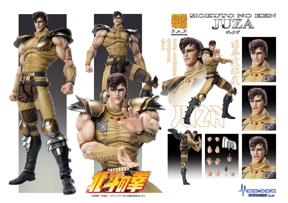 Fist of the North Star Action Figure Chozokado Juza 18 cm by Medicos Entertainment - Fist of the North Star