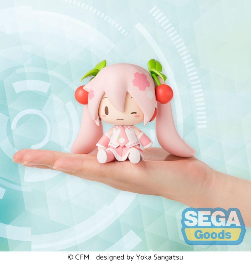 Character Vocal Series 01: Hatsune Miku Fuwa Petit Chibi Figure Sakura Miku 8 cm by Sega - Hololive Production