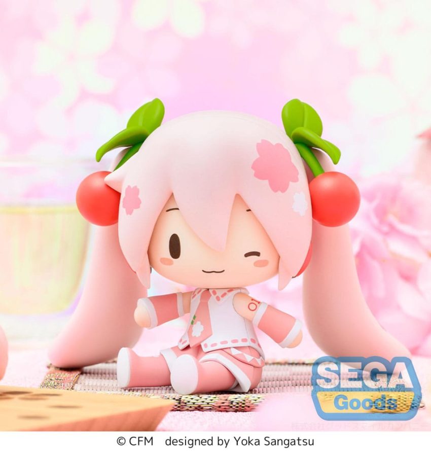 Character Vocal Series 01: Hatsune Miku Fuwa Petit Chibi Figure Sakura Miku 8 cm by Sega - Hololive Production