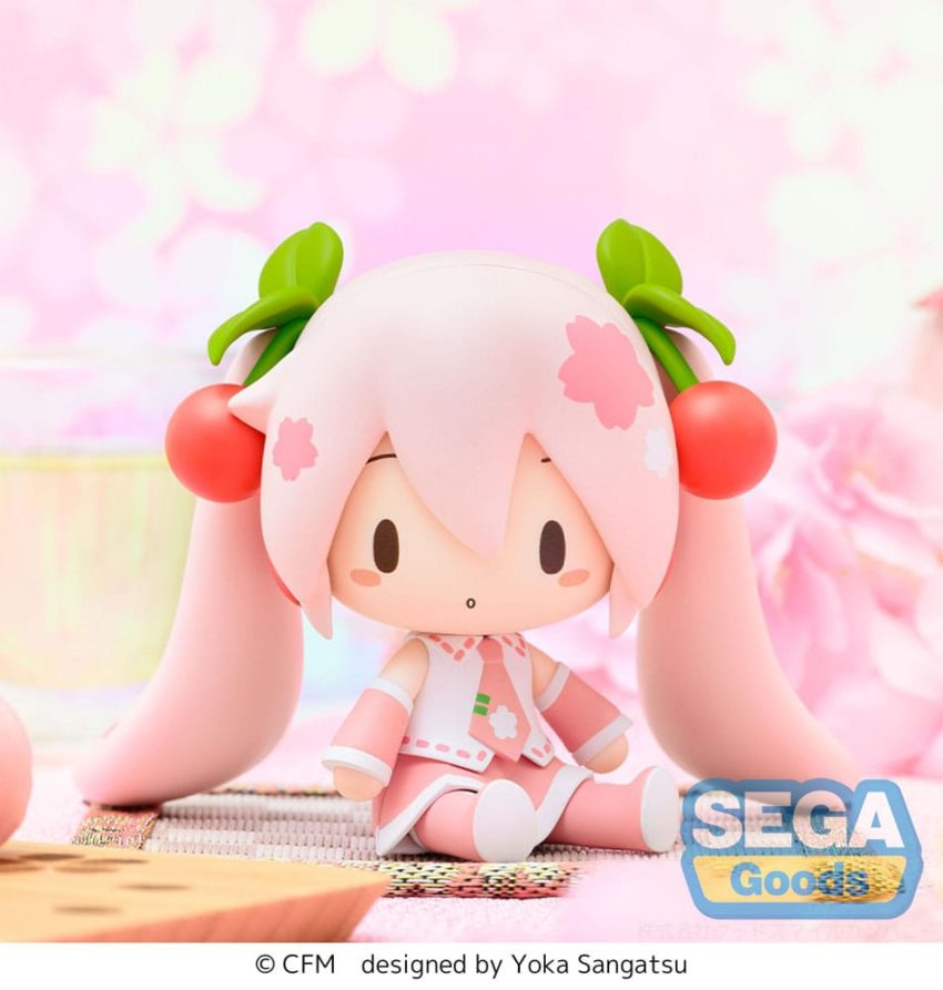 Character Vocal Series 01: Hatsune Miku Fuwa Petit Chibi Figure Sakura Miku 8 cm by Sega - Hololive Production