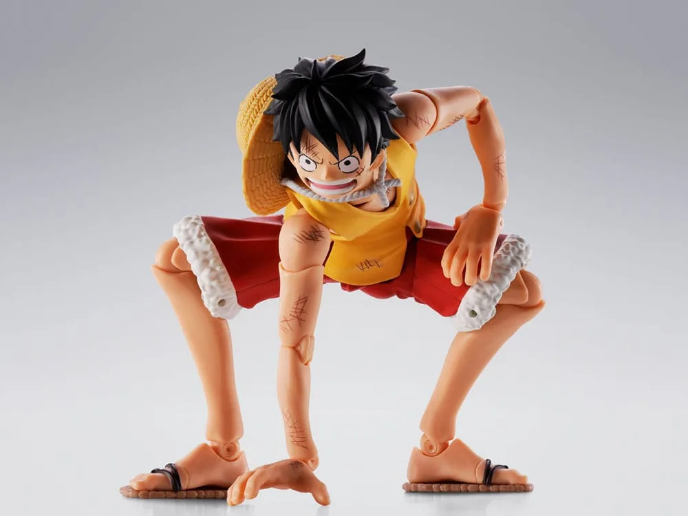 One Piece S.H.Figuarts Action Figure Monkey D. Luffy Marineford 15 cm by Bandai Tamashii Nations - One Piece