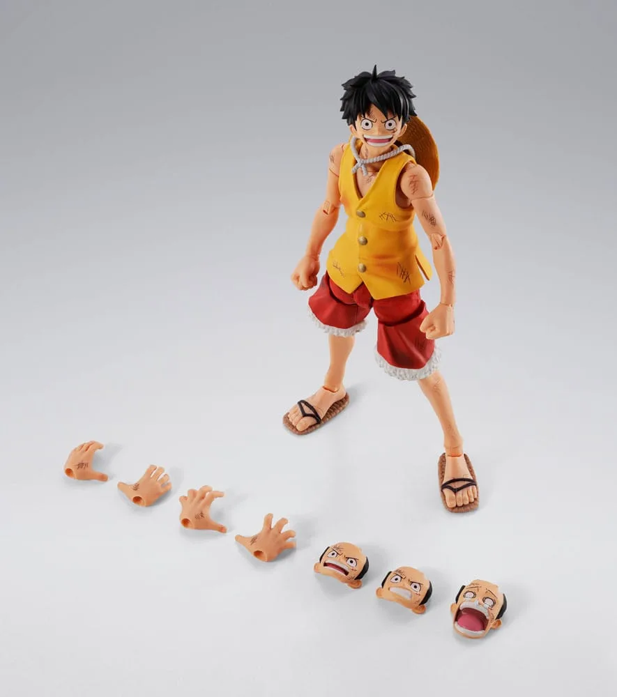 One Piece S.H.Figuarts Action Figure Monkey D. Luffy Marineford 15 cm by Bandai Tamashii Nations - One Piece