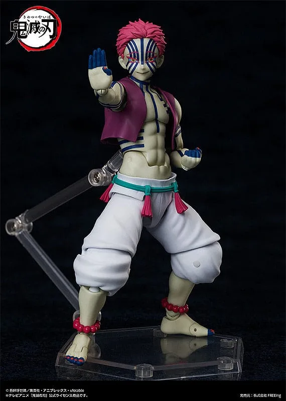 Demon Slayer: Kimetsu no Yaiba Figma Action Figure Akaza 15 cm by FREEing - Demon Slayer