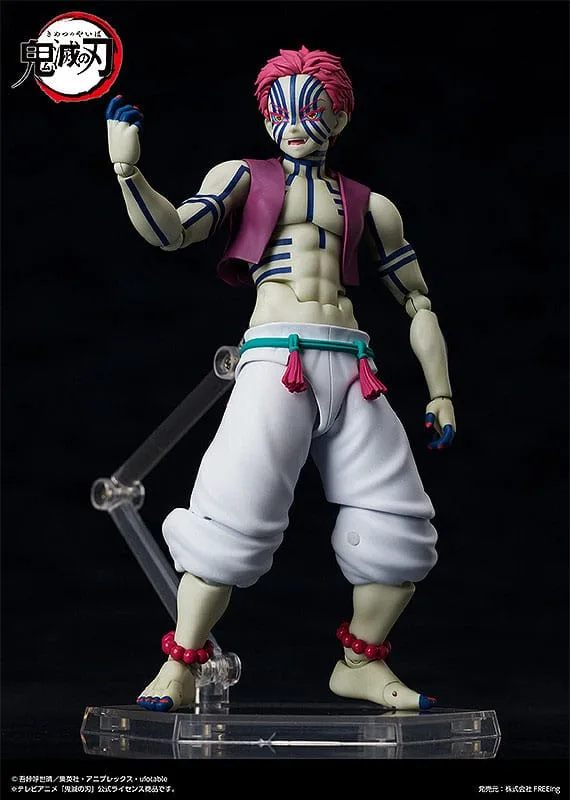 Demon Slayer: Kimetsu no Yaiba Figma Action Figure Akaza 15 cm by FREEing - Demon Slayer