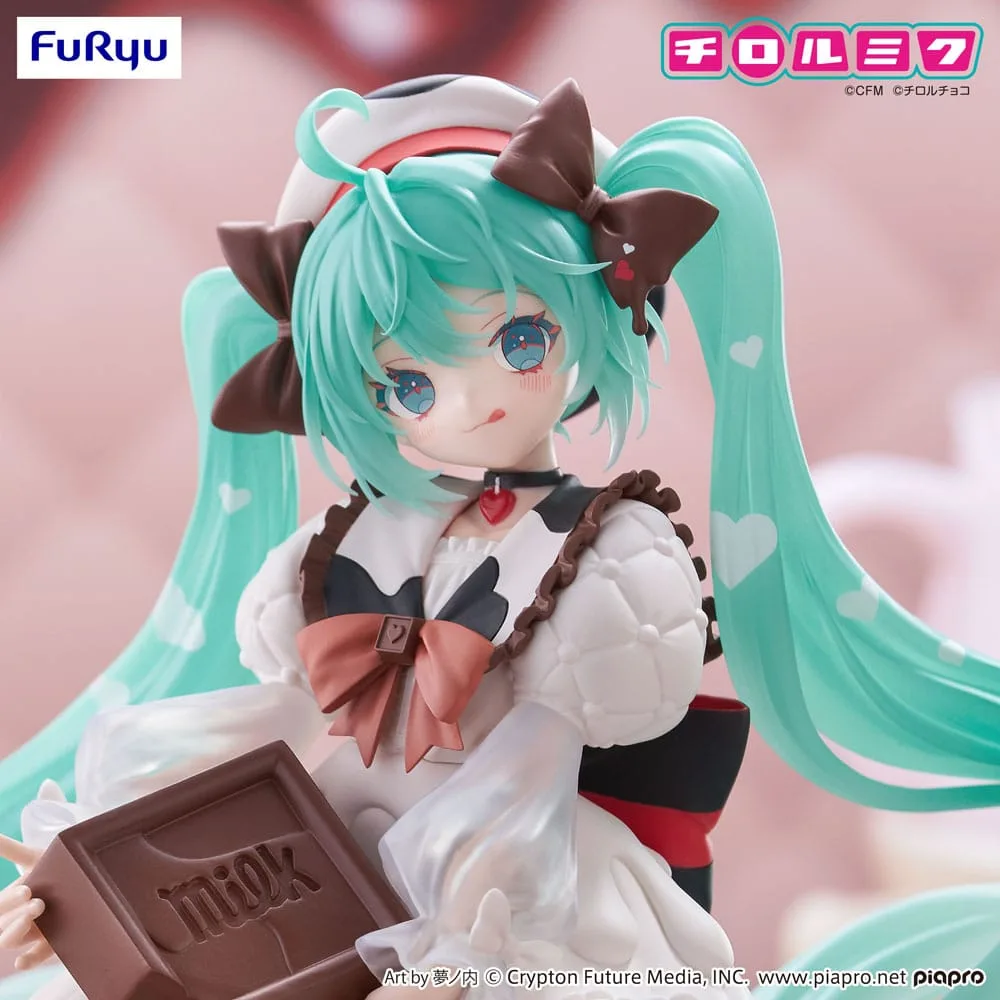Hatsune Miku x Tirol Choco Trio-Try-iT PVC Statue Hatsune Miku Milk Ver. 18 cm by Furyu - Hatsune Miku