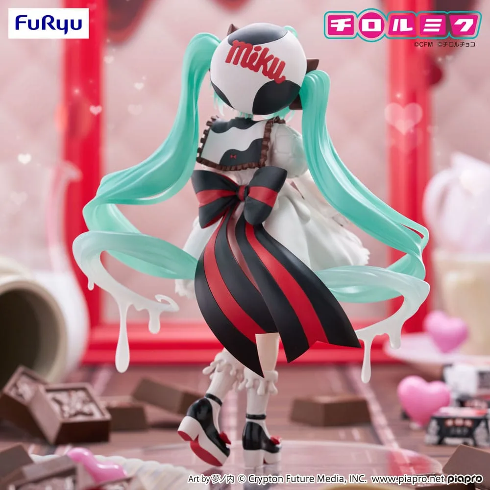 Hatsune Miku x Tirol Choco Trio-Try-iT PVC Statue Hatsune Miku Milk Ver. 18 cm by Furyu - Hatsune Miku