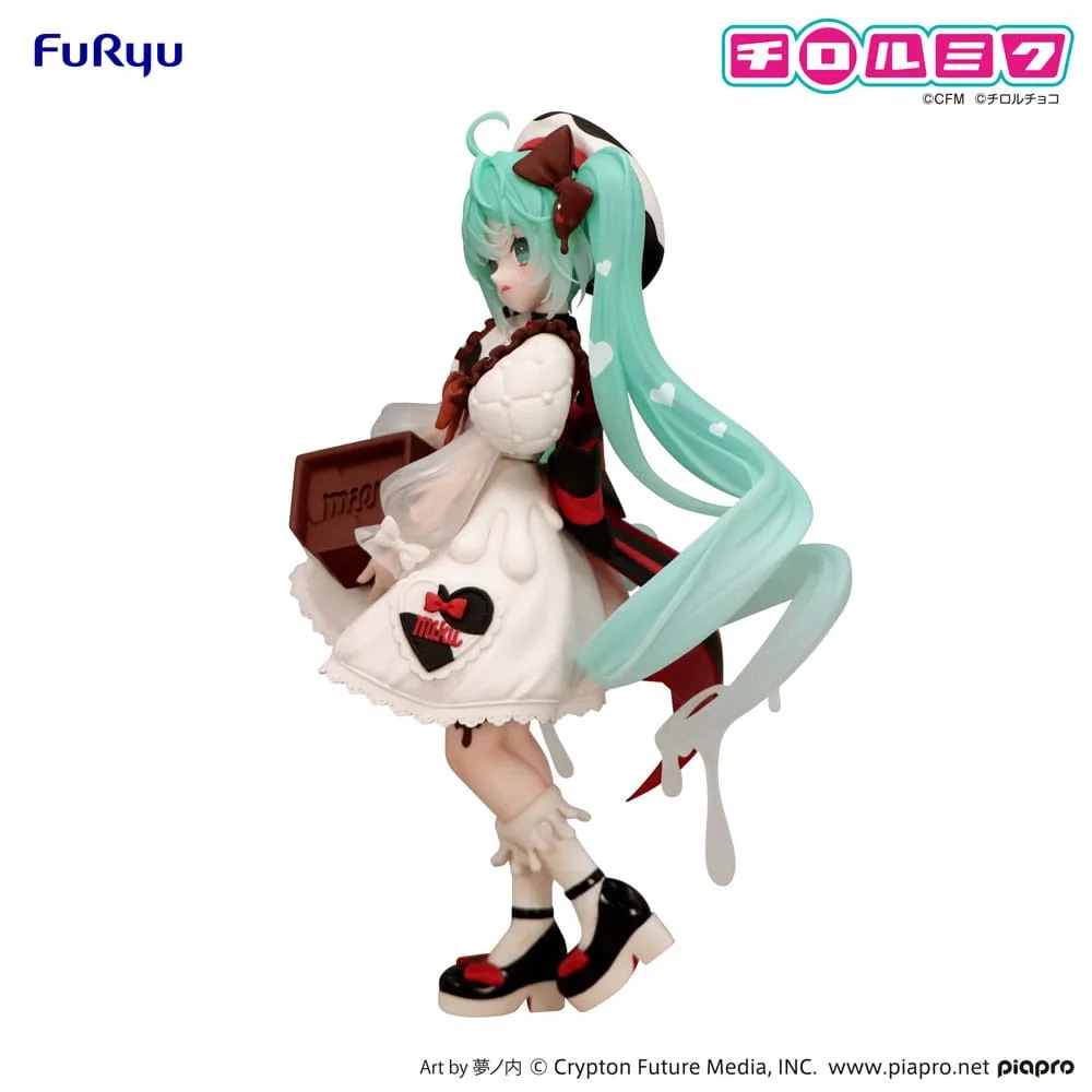 Hatsune Miku x Tirol Choco Trio-Try-iT PVC Statue Hatsune Miku Milk Ver. 18 cm by Furyu - Hatsune Miku