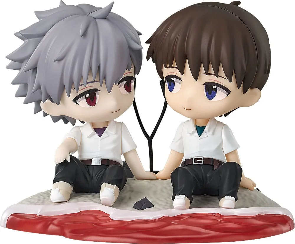 Rebuild of Evangelion Chibi Figure Shinji Ikari & Kaworu Nagisa 8 cm by Good Smile Company - Rebuild of Evangelion