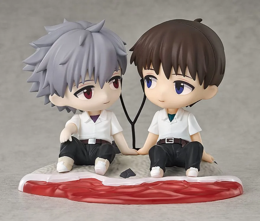Rebuild of Evangelion Chibi Figure Shinji Ikari & Kaworu Nagisa 8 cm by Good Smile Company - Rebuild of Evangelion