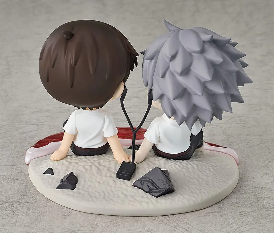 Rebuild of Evangelion Chibi Figure Shinji Ikari & Kaworu Nagisa 8 cm by Good Smile Company - Rebuild of Evangelion