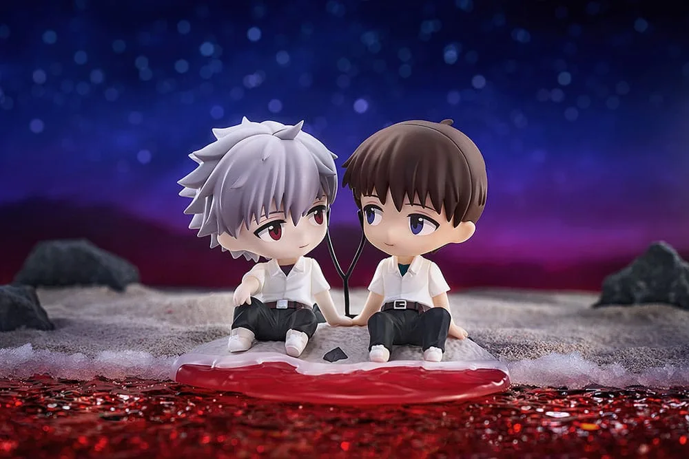 Rebuild of Evangelion Chibi Figure Shinji Ikari & Kaworu Nagisa 8 cm by Good Smile Company - Rebuild of Evangelion