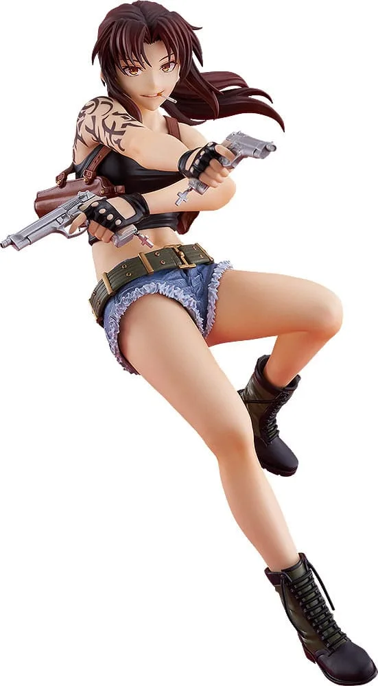 Black Lagoon Pop Up Parade PVC Statue Revy L Size 21 cm by Good Smile Company - Black Lagoon