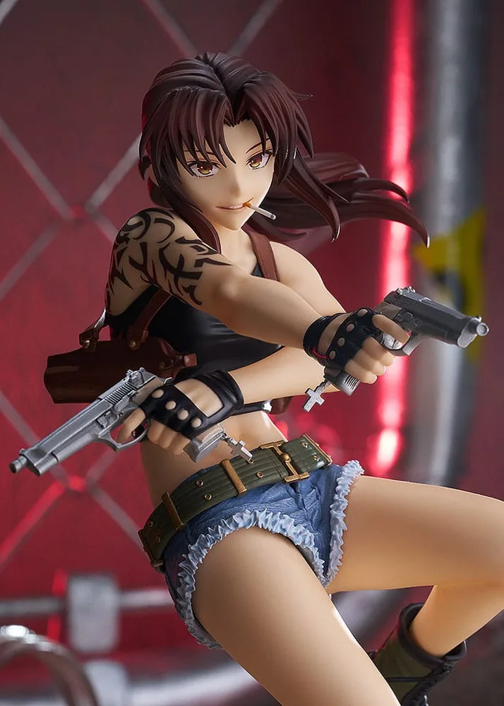 Black Lagoon Pop Up Parade PVC Statue Revy L Size 21 cm by Good Smile Company - Black Lagoon