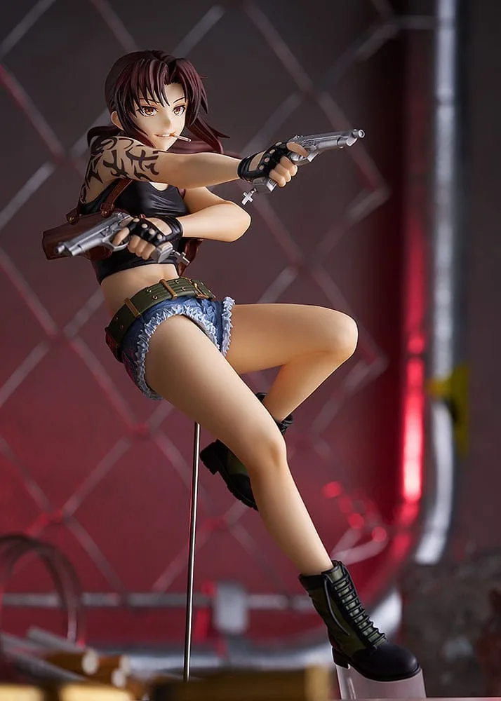 Black Lagoon Pop Up Parade PVC Statue Revy L Size 21 cm by Good Smile Company - Black Lagoon