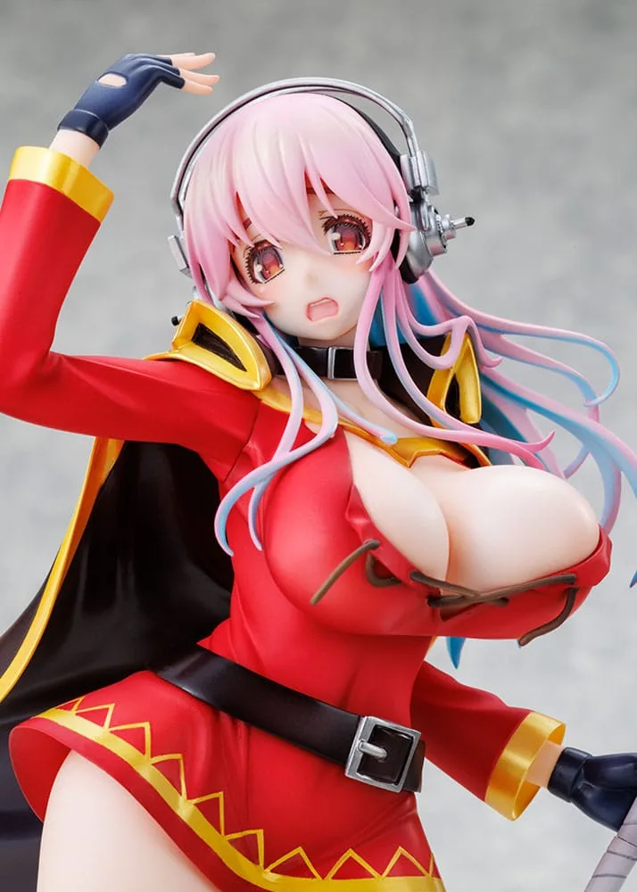 Super Sonico x Konosuba PVC Statue 1/7 Super Sonico Megumin collaboration Ver. 25 cm by Kadokawa - KonoSuba