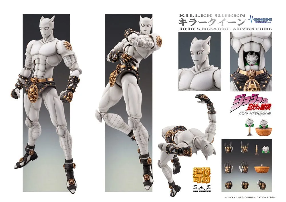 JoJo's Bizarre Adventure: Diamond Is Unbreakable Super Action Action Figure Chozokado (Killer Queen) 16 cm by Medicos Entertainment - JoJo´s Bizarre Adventure