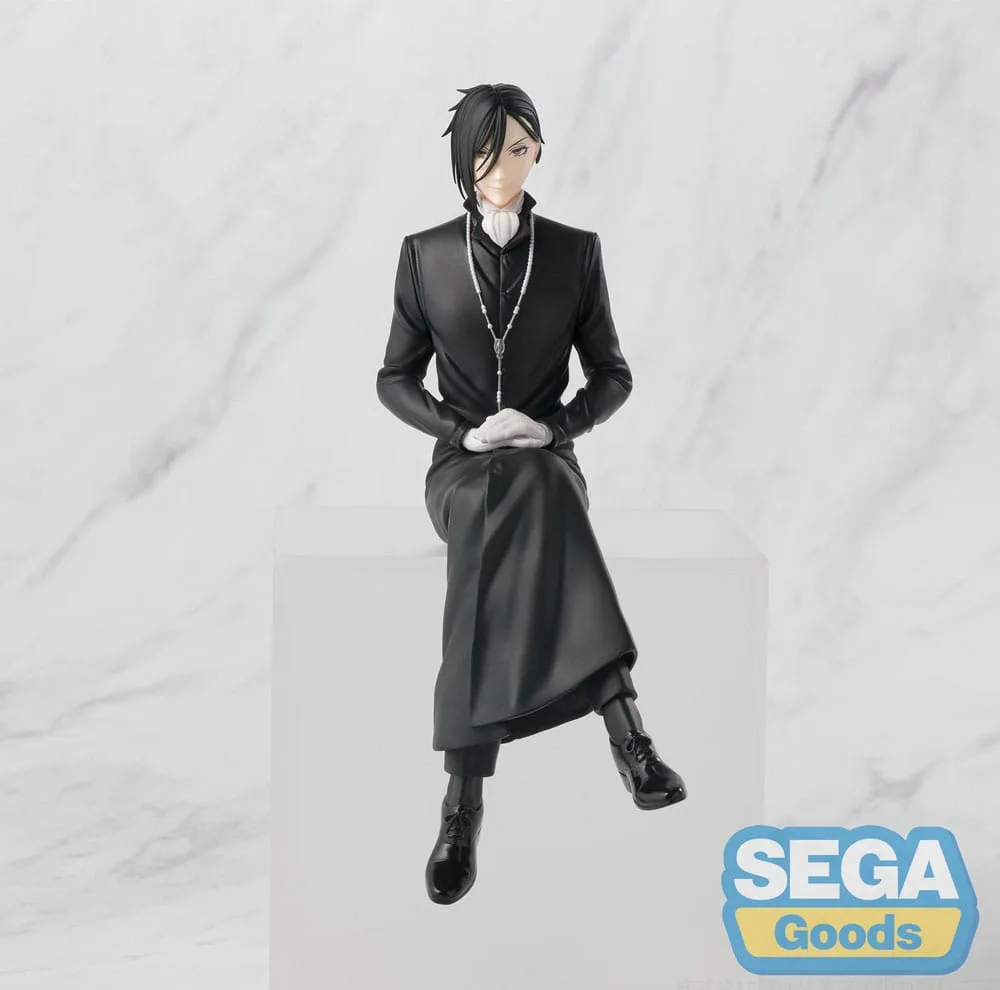 Black Butler: Boarding School Arc PM Perching PVC Statue Sebastian Michaelis 16 cm by Sega - Black Butler
