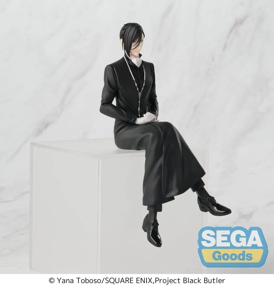 Black Butler: Boarding School Arc PM Perching PVC Statue Sebastian Michaelis 16 cm by Sega - Black Butler