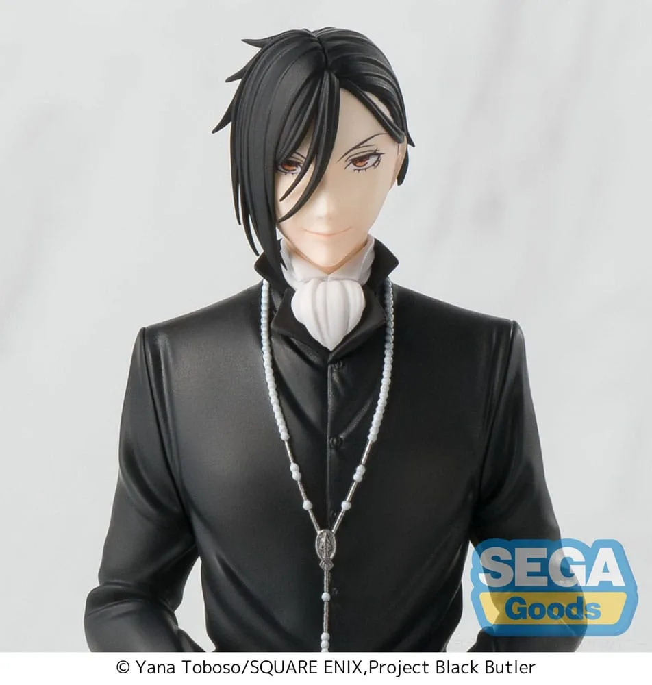 Black Butler: Boarding School Arc PM Perching PVC Statue Sebastian Michaelis 16 cm by Sega - Black Butler