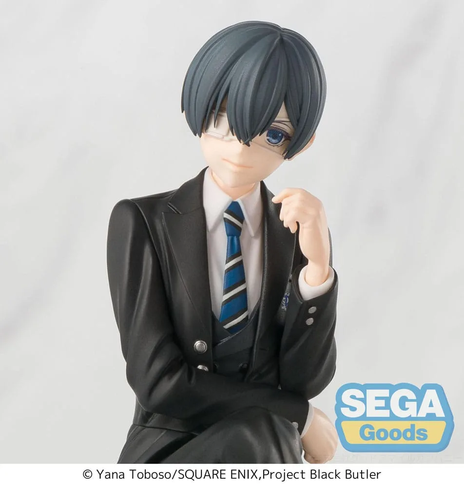 Black Butler: Boarding School Arc PM Perching PVC Statue Ciel Phantomhive 14 cm by Sega - Black Butler