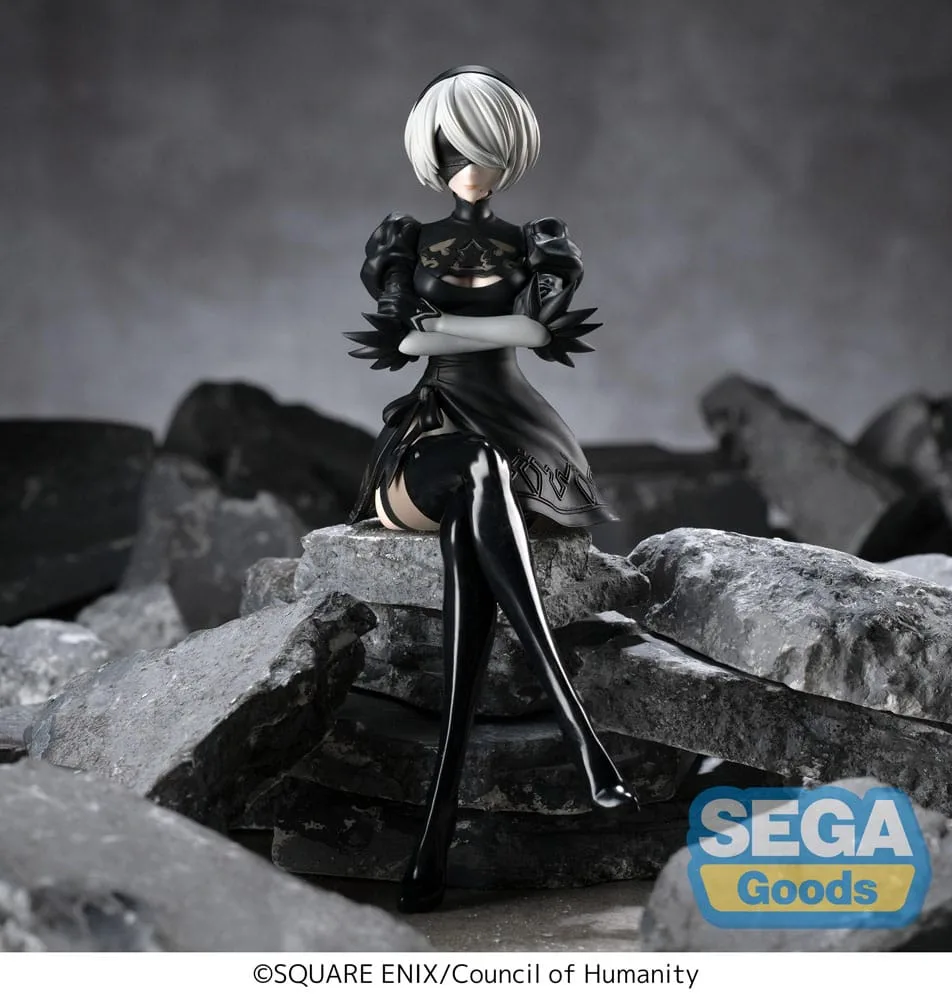 NieR:Automata Ver1.1a PM Perching PVC Statue 2B 13 cm by Sega - NieR