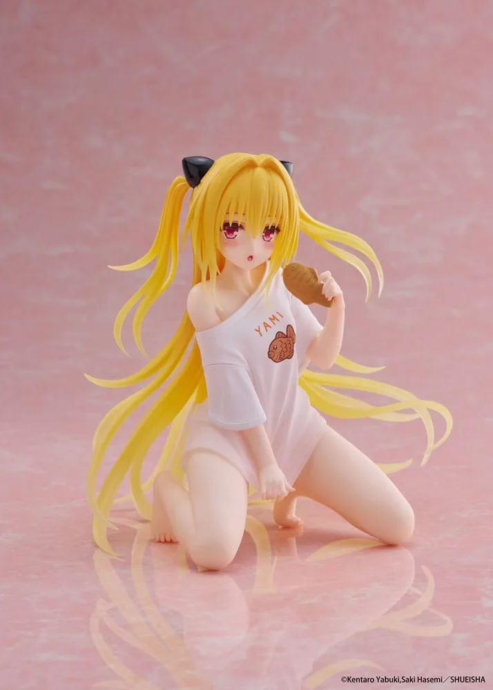 To Love-Ru Darkness PVC Statue Desktop Cute Figure Golden Darkness Roomwear Ver. 13 cm by Taito Prize - To Love-Ru