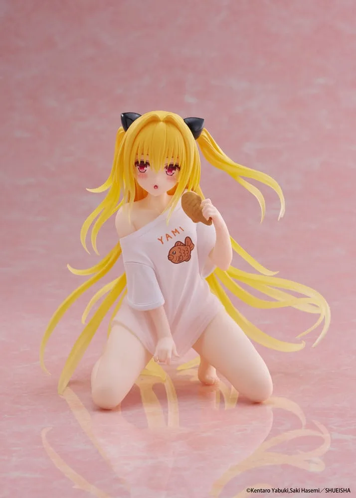 To Love-Ru Darkness PVC Statue Desktop Cute Figure Golden Darkness Roomwear Ver. 13 cm by Taito Prize - To Love-Ru