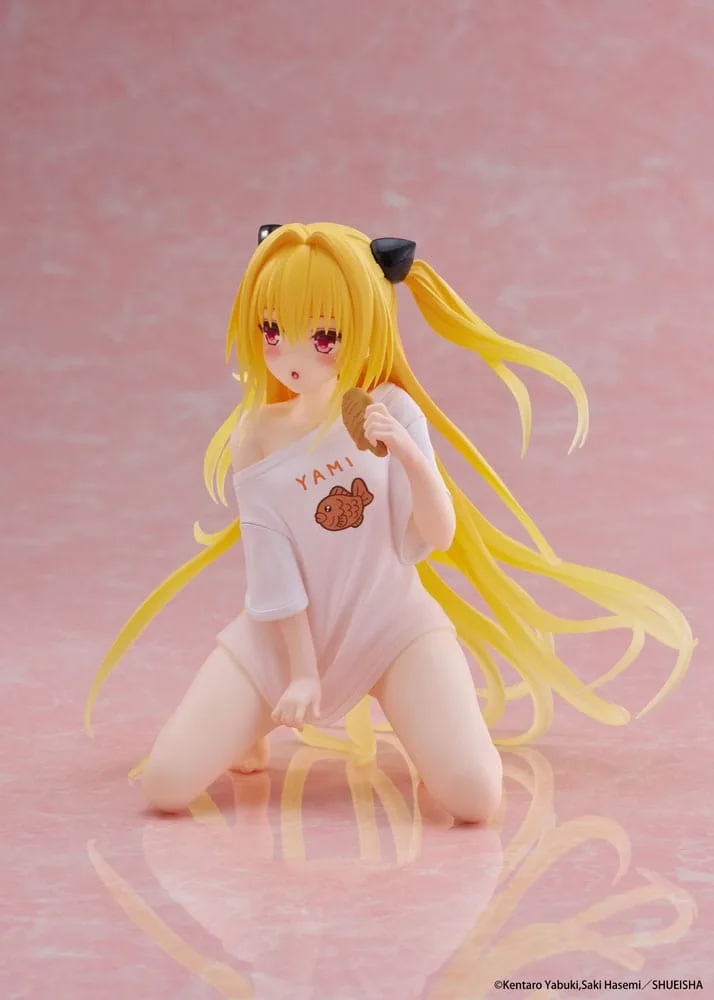 To Love-Ru Darkness PVC Statue Desktop Cute Figure Golden Darkness Roomwear Ver. 13 cm by Taito Prize - To Love-Ru