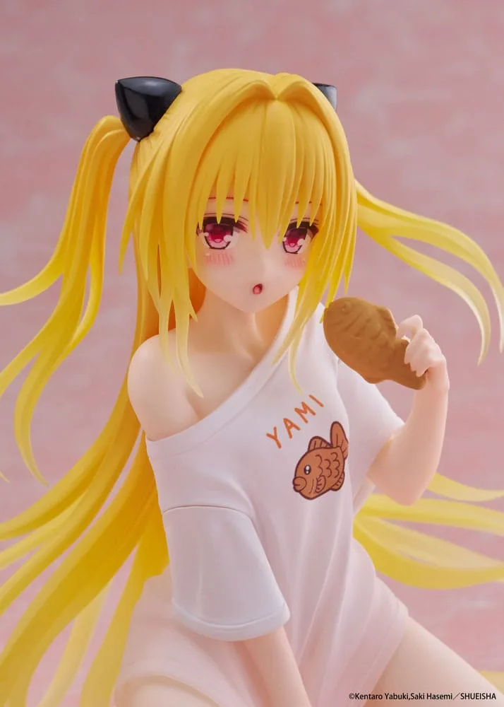 To Love-Ru Darkness PVC Statue Desktop Cute Figure Golden Darkness Roomwear Ver. 13 cm by Taito Prize - To Love-Ru