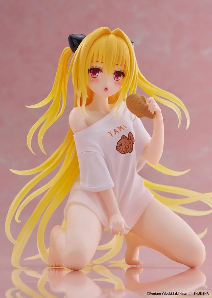 To Love-Ru Darkness PVC Statue Desktop Cute Figure Golden Darkness Roomwear Ver. 13 cm by Taito Prize - To Love-Ru