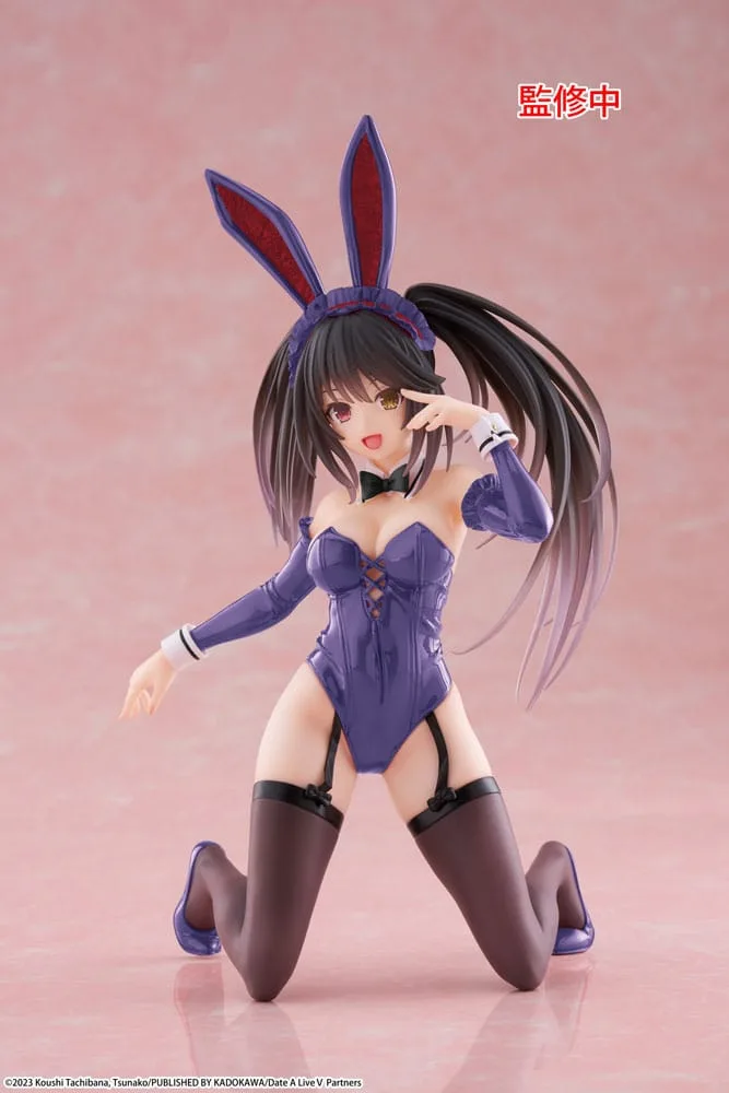 Date A Live V PVC Statue Desktop Cute Figure Kurumi Tokisaki Bunny Ver. Renewal 13 cm by Taito Prize - Date A Live