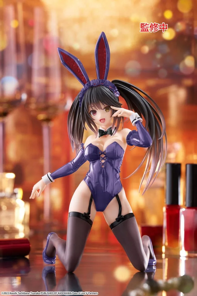 Date A Live V PVC Statue Desktop Cute Figure Kurumi Tokisaki Bunny Ver. Renewal 13 cm by Taito Prize - Date A Live