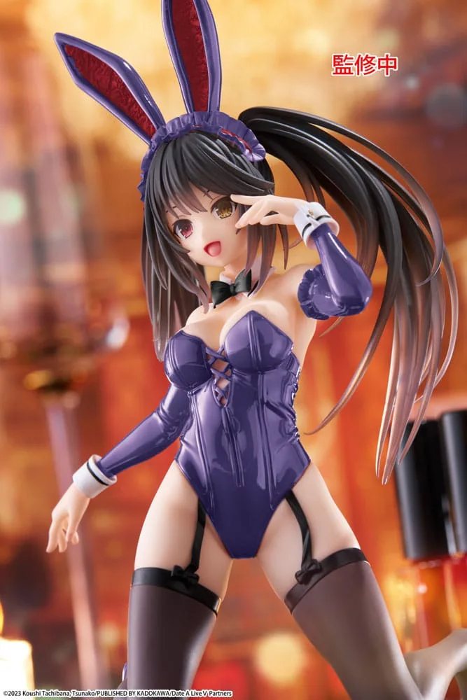 Date A Live V PVC Statue Desktop Cute Figure Kurumi Tokisaki Bunny Ver. Renewal 13 cm by Taito Prize - Date A Live