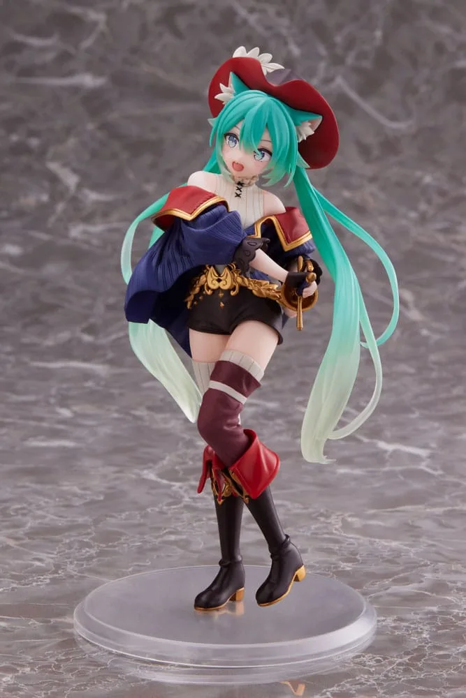 Hatsune Miku PVC Statue Hatsune Miku Wonderland Puss in Boots 18 cm by Taito Prize - Hatsune Miku