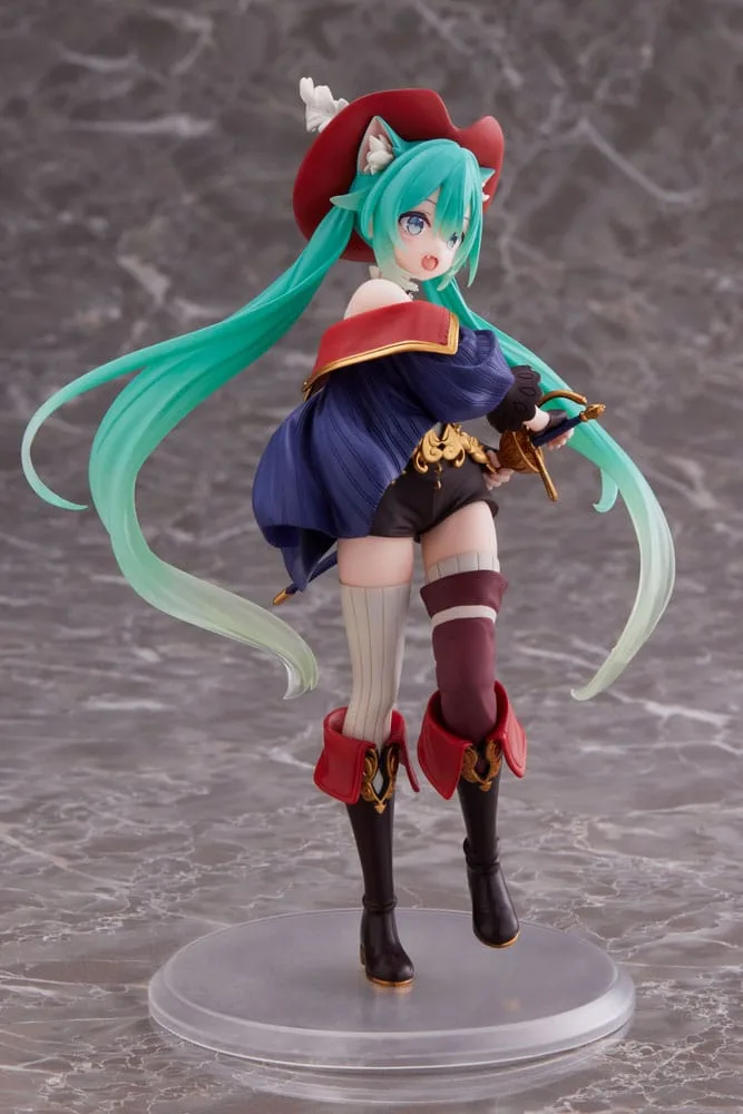 Hatsune Miku PVC Statue Hatsune Miku Wonderland Puss in Boots 18 cm by Taito Prize - Hatsune Miku