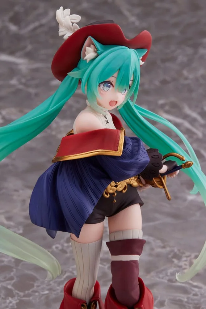Hatsune Miku PVC Statue Hatsune Miku Wonderland Puss in Boots 18 cm by Taito Prize - Hatsune Miku
