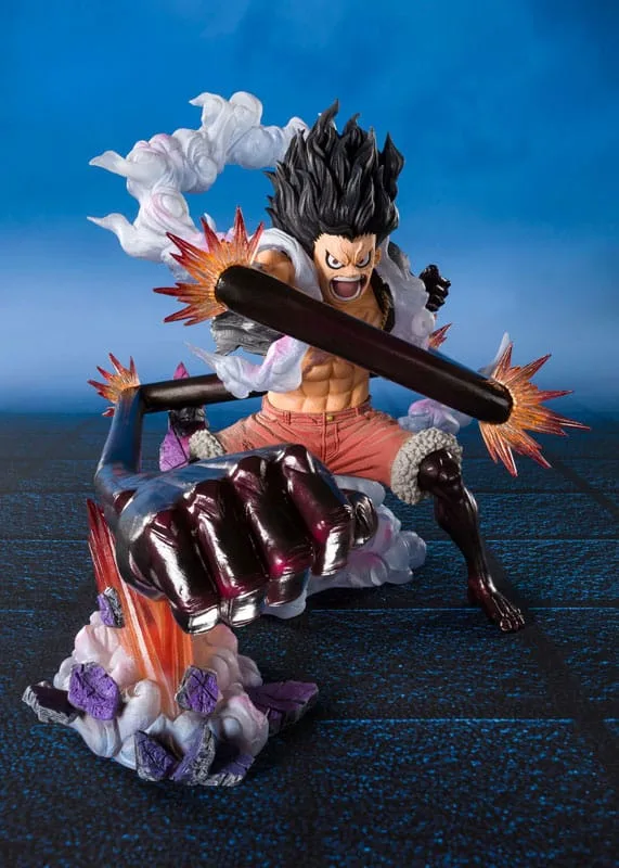One Piece Figuarts ZERO Extra Battle PVC Statue Monkey D. Luffy Gear 4 Snake Man King Cobra 21 cm by Bandai Tamashii Nations - One Piece
